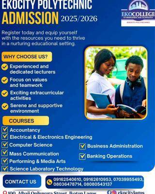 Ekocity Poly Admission Form 2025/2026
