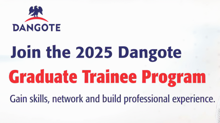 Dangote Trainee Program 2025