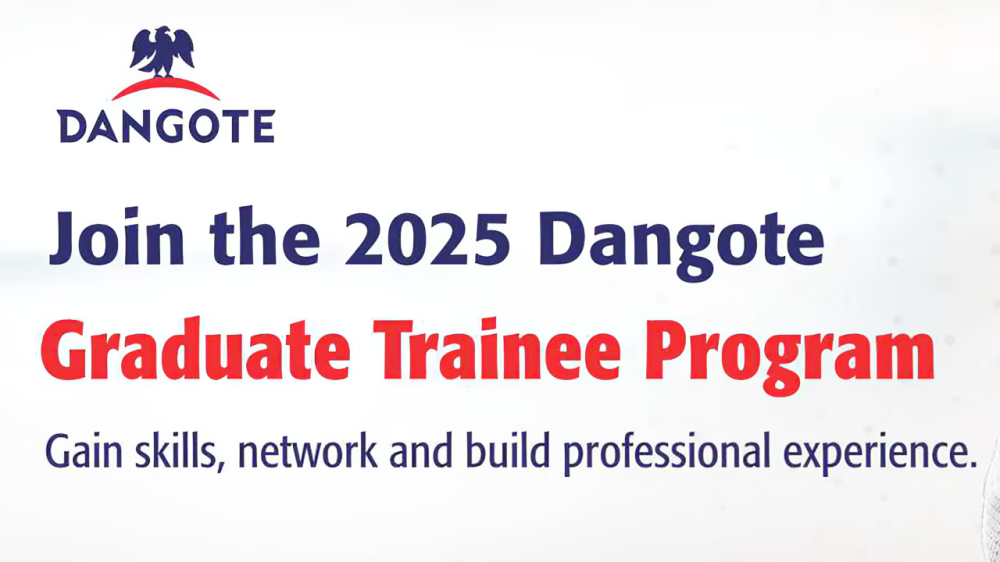 Dangote Trainee Program 2025