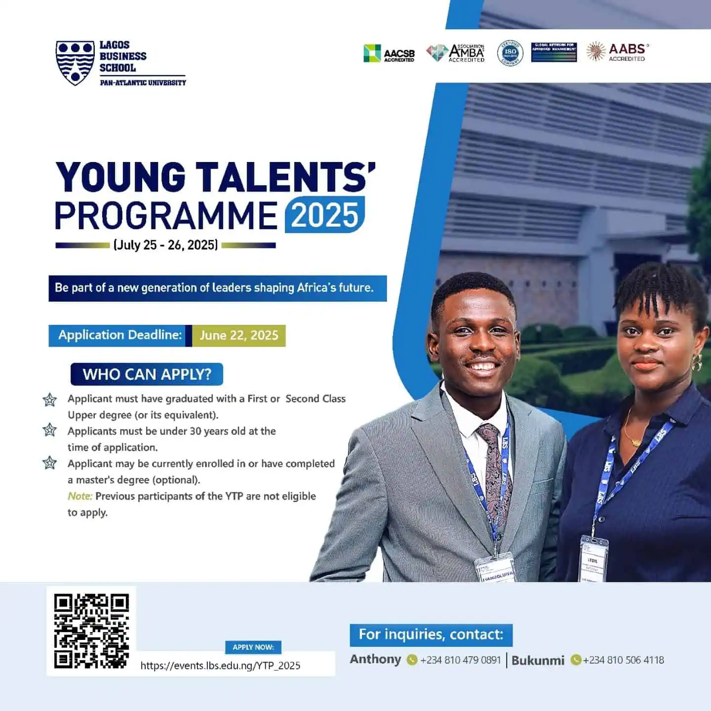 Apply Lagos Business School 2025